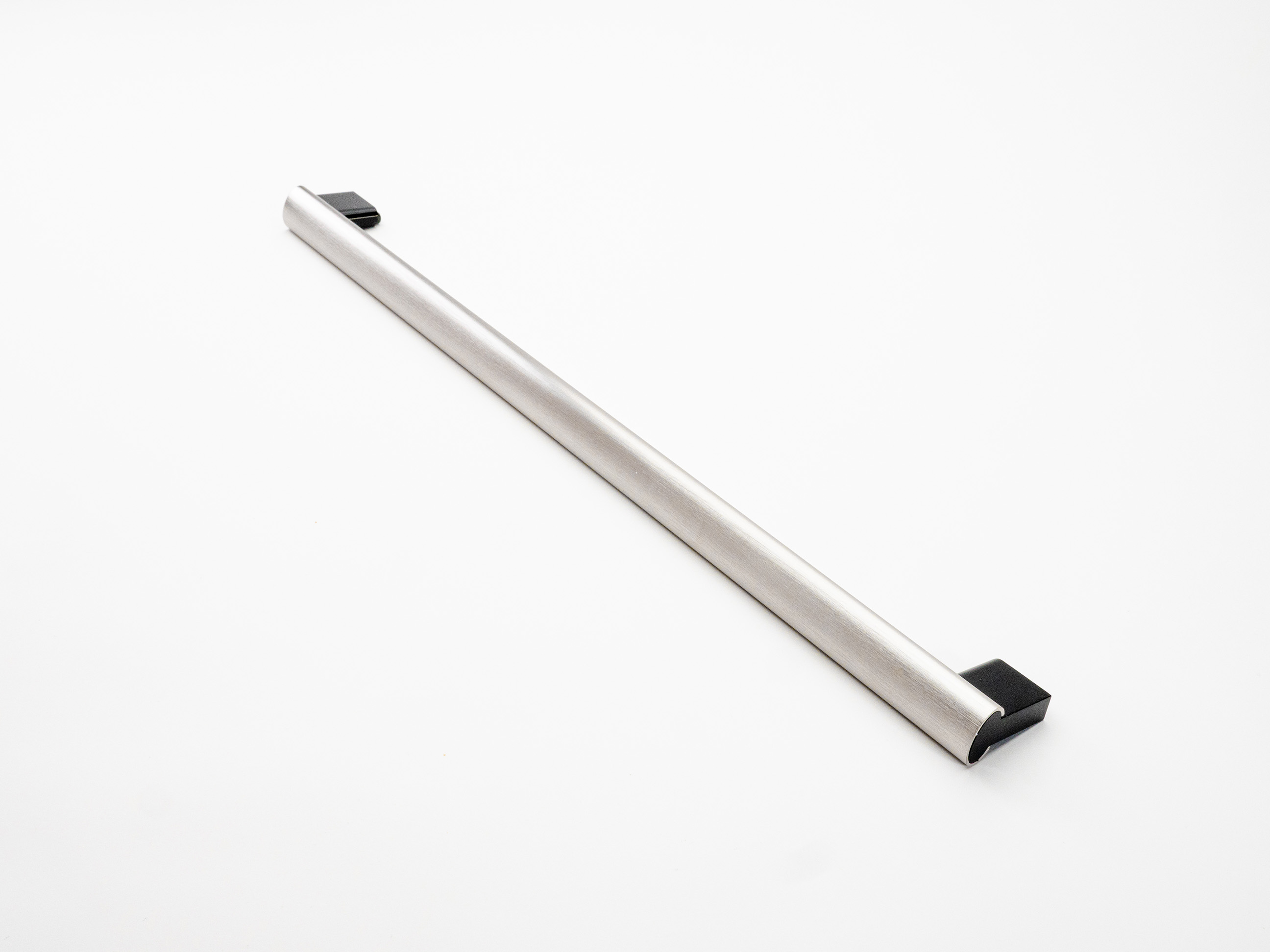 3-Piece Tubular Oven Handle - from stainless steel Anodized brushed extruded aluminium with PBT terminals