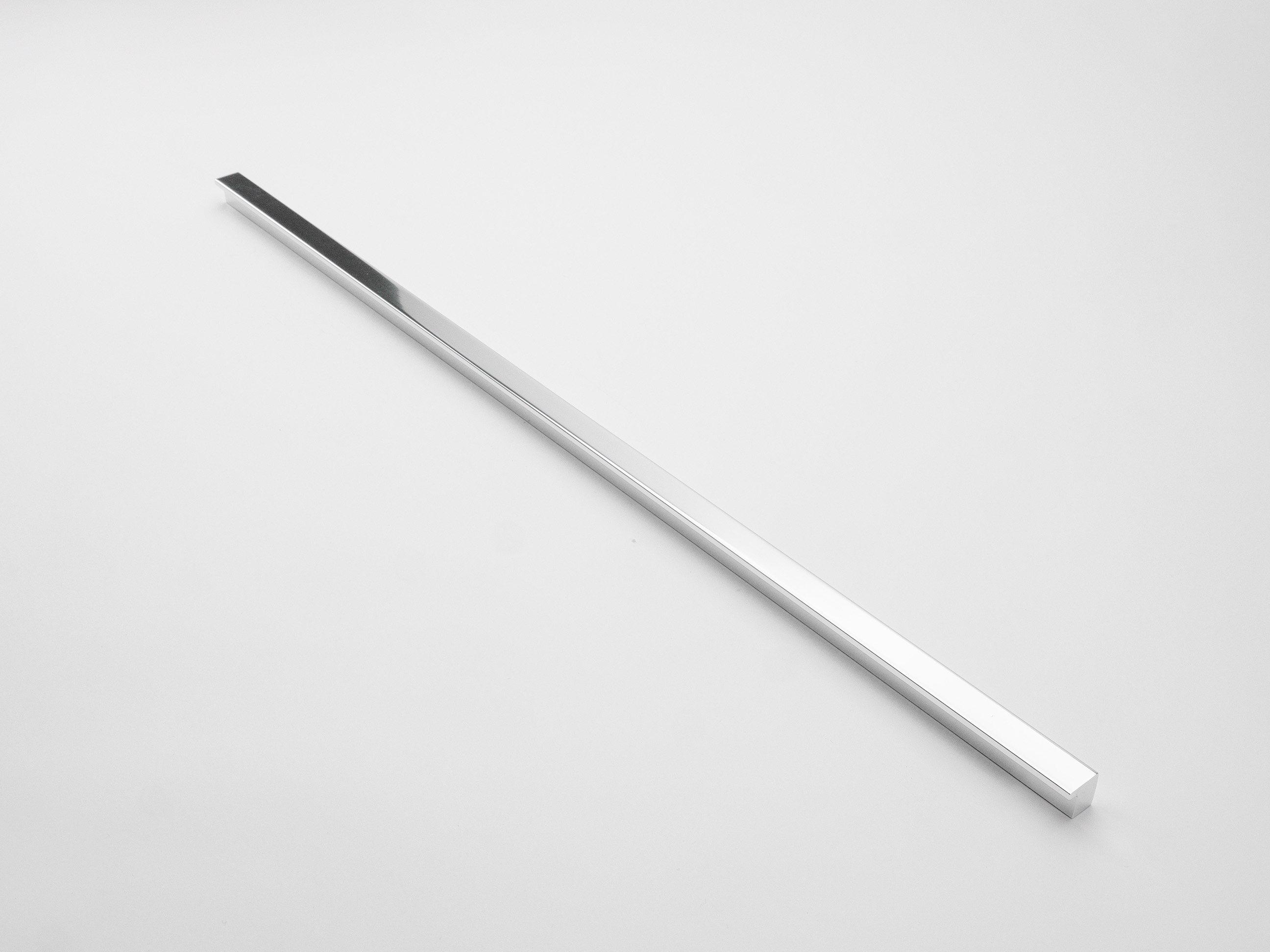 Aluminium handle for mobile door - Anodized Polished Natural